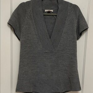 Cable & Gauge Charcoal V-Neck Sweater